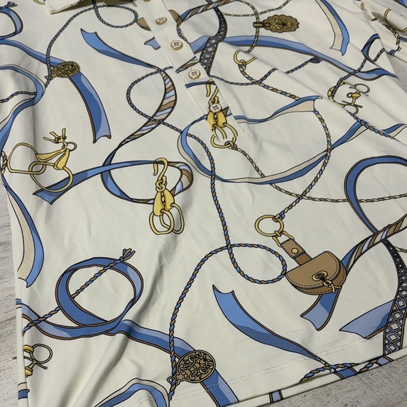 J. McLaughlin Court Polo Top Size Small - Picture 2 of 10